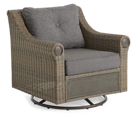 Broyhill Patio Cushioned Swivel All Weather Wicker Glider Big Lots