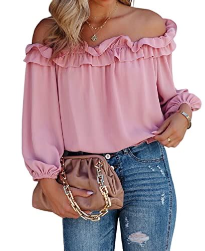 Best Pink Off Shoulder Blouses To Buy Right Now