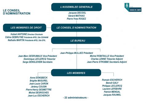 Le Conseil Dadministration Groupe OEC Lille