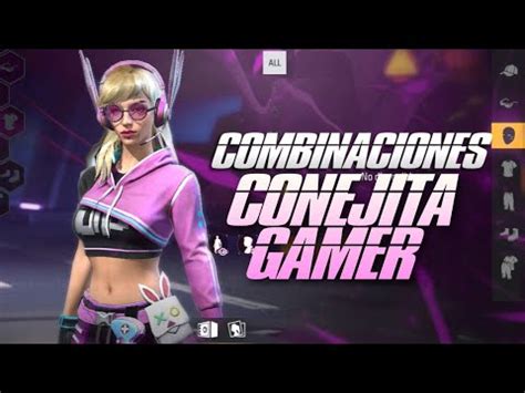 Las Mejores Combinaciones Con El Set Conejita Gamer Free Fire