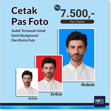 Semua Produk Cetak Pas Foto Photo 2x3 3x4 4x6 Cm Print