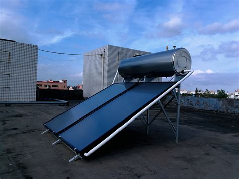 Solar Water Heater With Flat Plate Collector 150 300 Litres Geyser Solar Water Heater And