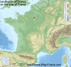 DRANCY - Map of Drancy 93700 France