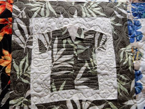 Stitch By Stitch Hawaiian Shirt Quilt