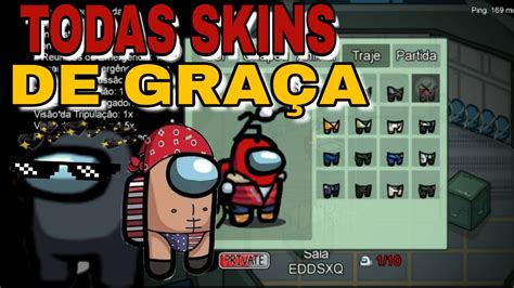 Como Ter Todas As Skins Do Among Us De Gra A Atualizado Youtube