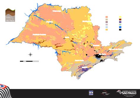 Mapa Pedologico Solos Estado De Sao Paulo Geografia