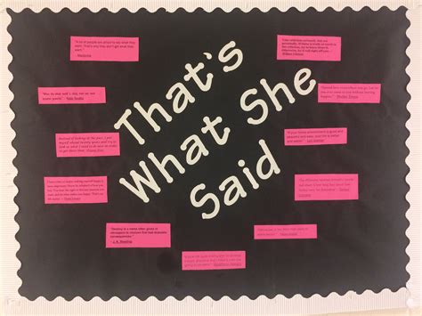 Ra Bulletin Board Thats What She Said Quotes From Famous And