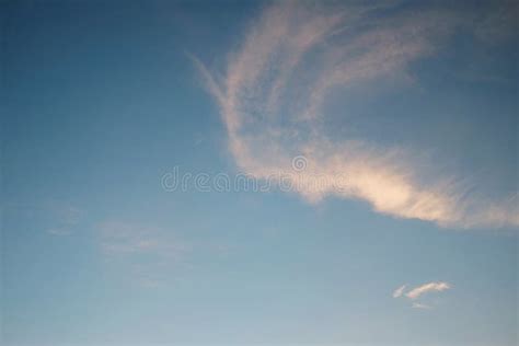 Sky Landscape with Clouds Blue Sky in Sunrise Stock Image - Image of ...