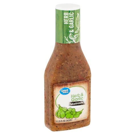 Great Value Herb And Garlic Marinade 1225 Fl Oz