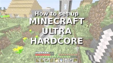 Tutoriales Supervivencia Ultra Hardcore 🕹 Minecraft