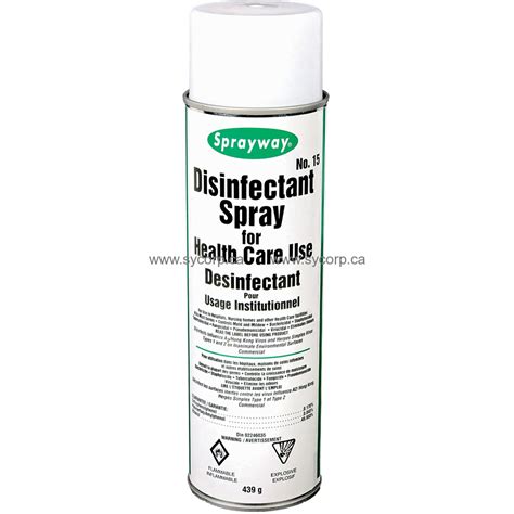 Sprayway Disinfectant Spray For Healthcare 15din