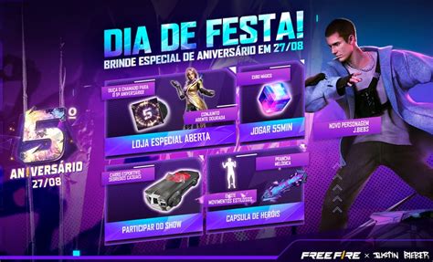 Anivers Rio Free Fire Justin Bieber Skin De Carro Gr Tis E Mais