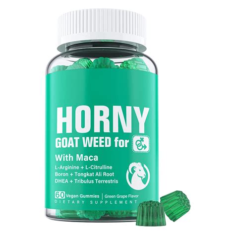 Improve Stamina Horny Goat Weed Black Maca Root Ultimate Maca Gummies