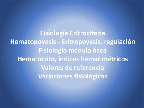 Pdf Fisiolog A Eritrocitaria Hematopoyesis Eritropoyesis Ecaths