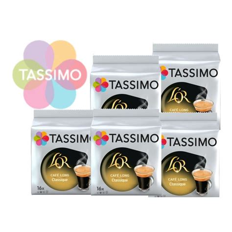 Tassimo L Or Café Long Classique 5x16 dosettes Café Dosette