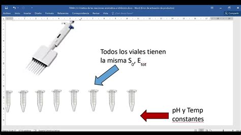 TEMA 2 3 Cinética de las reacciones enzimática Segunda Parte YouTube