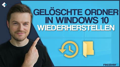 Windows 10 Gelöschte Ordner wiederherstellen YouTube