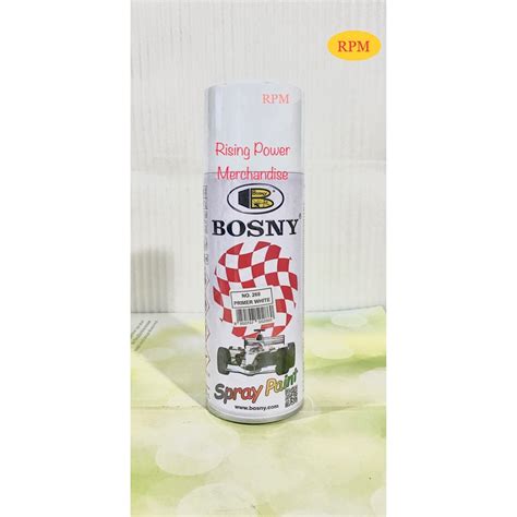 Bosny Spray Paint Primer Grey Red And White Cc Shopee Philippines