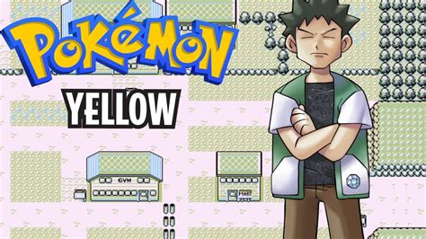 Pokémon Yellow VS Gym Leader Brock YouTube