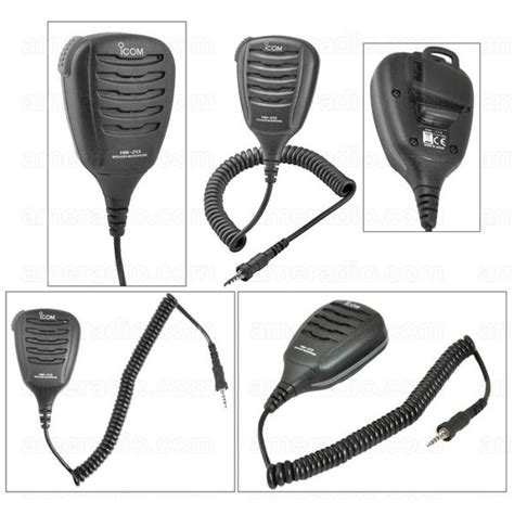 Jual Icom HM 213 Hand Mic IC M25 IC M37 Ori Baru Waterproof Speaker