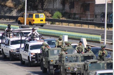 Blindan Morelos Así Fue La Imponente Llegada De 500 Elementos De La Gn Y El Ejército