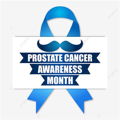 Prostate Cancer Awareness Vector Hd Png Images Typography Ribbon