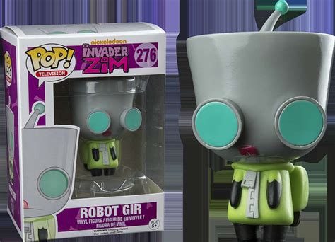 Funko Invader Zim Funko Pop Animation Robot Gir Vinyl Figure 276 Toywiz