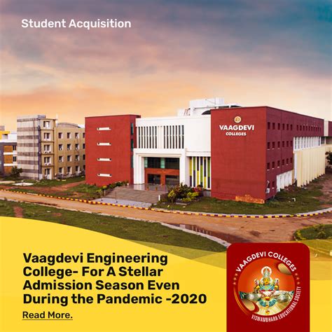 Vaagedvi Engineering College For A Stellar Admission Season Even