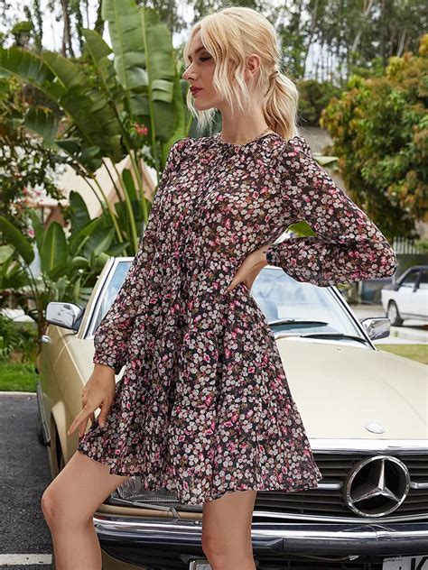 Vestido Boho Chic Estilo Floral Estilos Bohemios