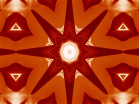 Red Orange Psychedelic Abstract Stock Footage Video Royalty Free