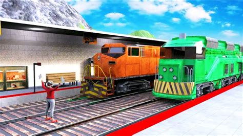 Train VS Train Racing Simulator Fast Speed Electric Train Racing Game