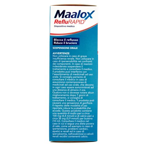 Maalox Reflurapid 20 Bustine Bennet Online