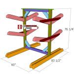 Kayak Rack Plansdimensions Myoutdoorplans