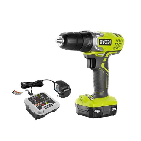 Ryobi Volt Cordless Lithium Ion Drill Driver Kit Hjp The Home Depot