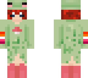 Frog girl | Minecraft Skin