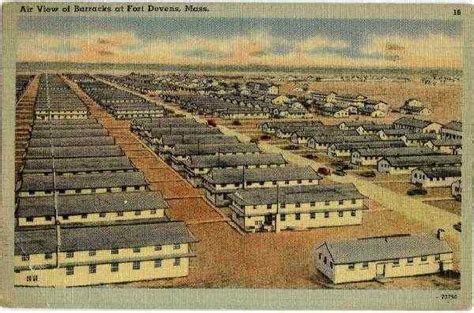 Air View of Army Barracks Fort Devens, MA