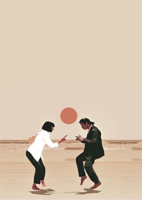 Pulp Fiction Dance Artwork Poster By D Aym Displate