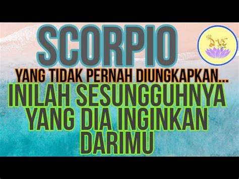 Zodiak Scorpio Akhirnya Ketahuan Inilah Yg Dia Inginkan Darimu