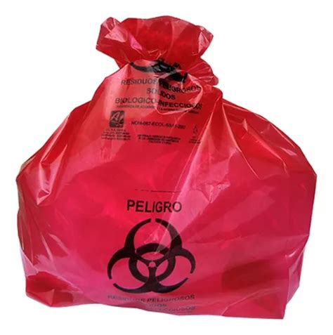 Bolsas Rojas Para Residuos Biol Gicos Rpbi Piezas X Meses Sin