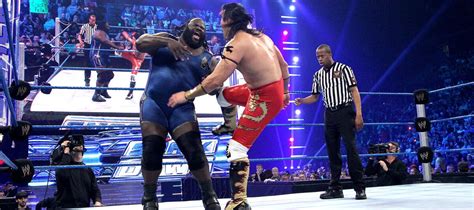 Yoshi Tatsu Vs Mark Henry SmackDown March 16 2012 WWE