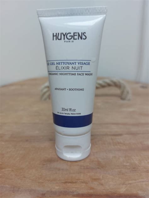 Composition HUYGENS Élixir nuit Gel nettoyant visage UFC Que Choisir