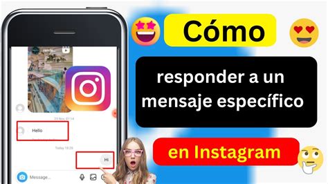 C Mo Responder A Un Mensaje Espec Fico En Instagram Respuesta R Pida