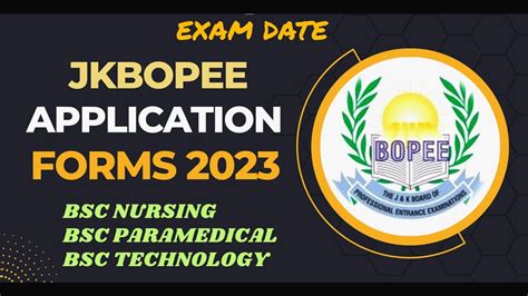 Jkbopee Online Application Form Jkbopee Bsc Nursing Application