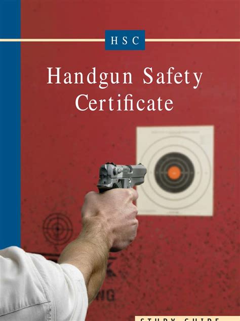 Handgun Safety Certificate Guide Pdf Revolver Trigger Firearms