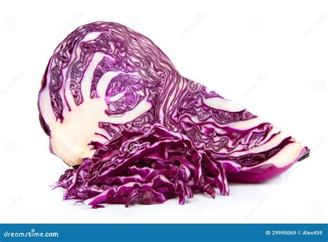 Sliced Of Red Cabbage Stock Image Image Of Fresh Produce 29995069