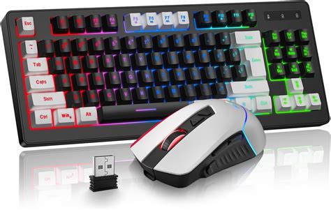 Amazon Bluefinger Wireless Gaming Keyboard And Mouse Combo Rgb