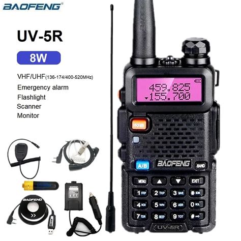 Baofeng walkie talkie UV 5R estación de Radio CB de doble banda