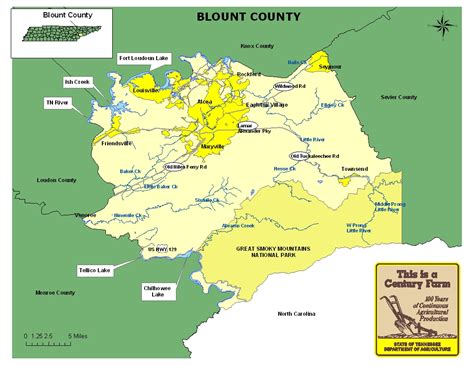 Map Of Blount County
