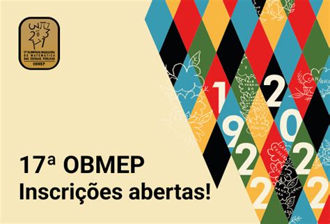 Obmep Mcti Abertas Inscri Es Para A Olimp Ada Brasileira De