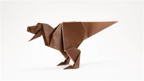 How To Make Origami T Rex Juston Hairgrove Youtube